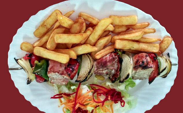 Brocheta de solomillo