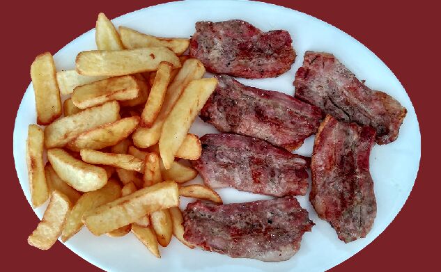 Costillas de cerdo a la brasa